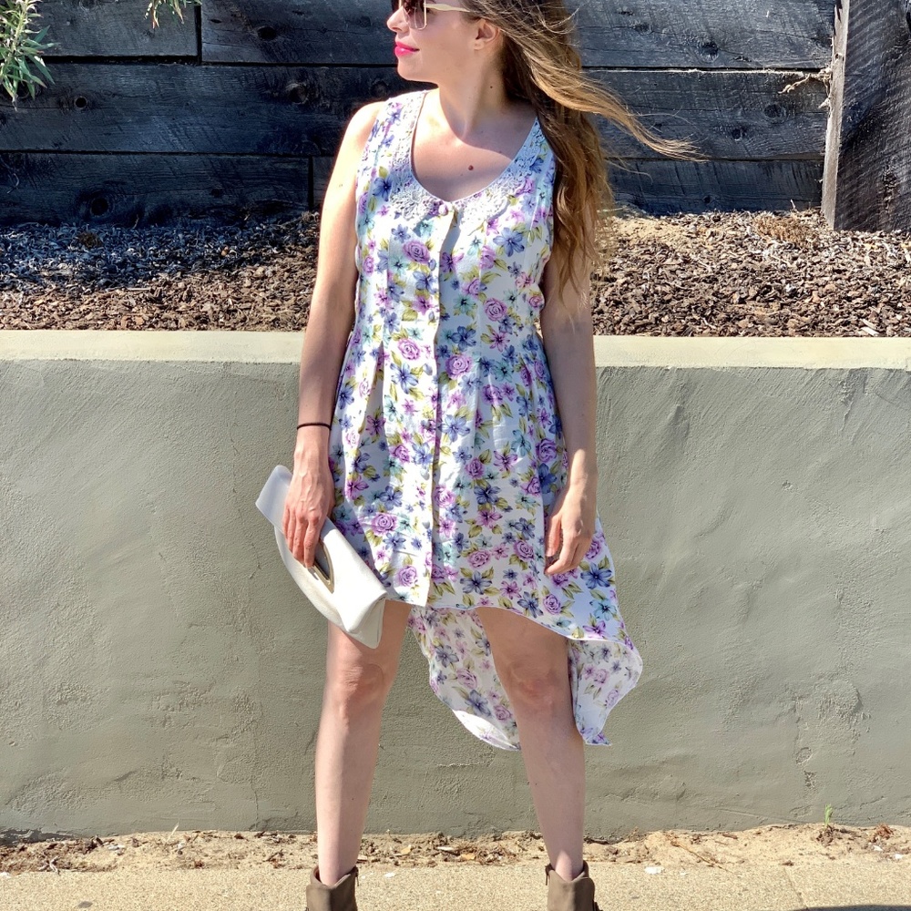 Furst of a kind Floral Women's high-lo Dress A92
